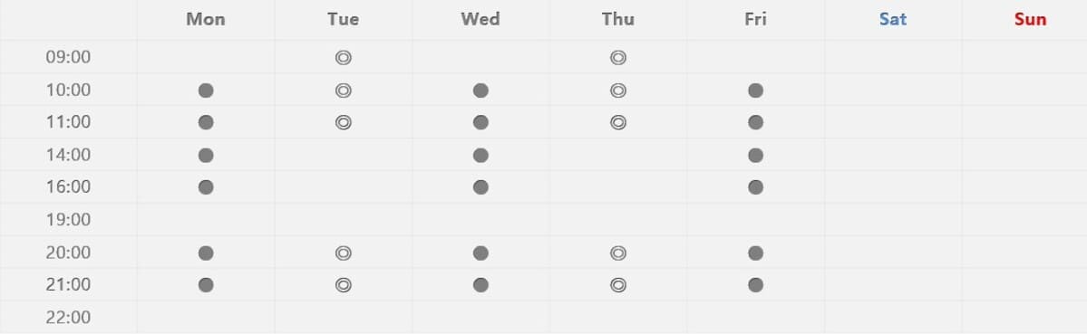 TimeTable_GC